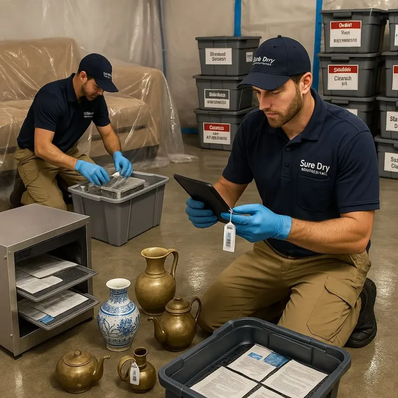 Content Protection and Restoration process in Burnt Store Marina, FL